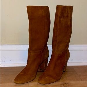 FALL SALE!!! Ralph Lauren Mid-Calf Brown Suede Women's Boots